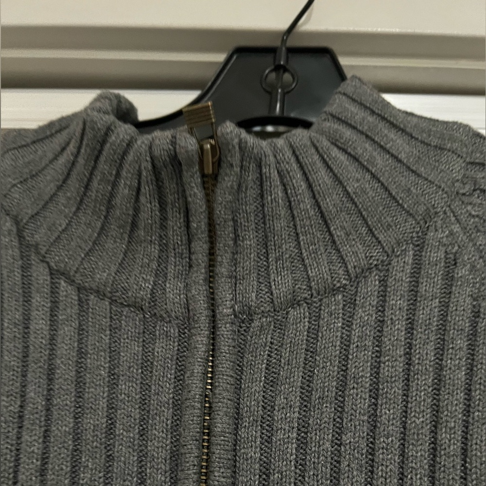 Charcoal Ribbed Sweater - Picture 4 of 7
